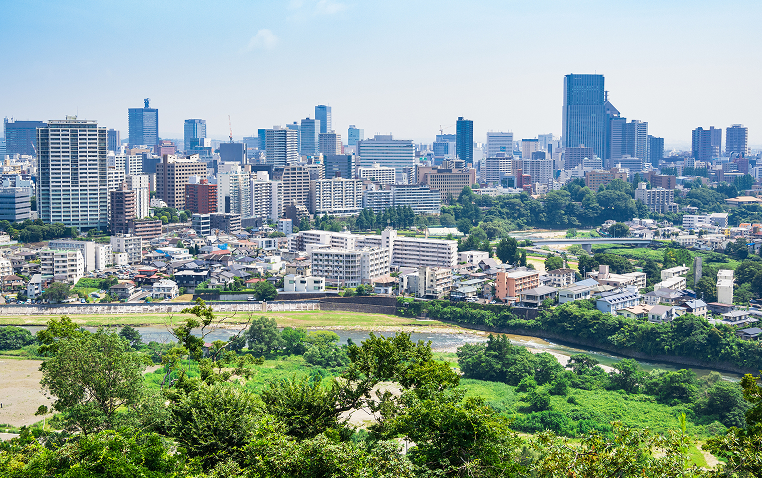 仙台の町並み